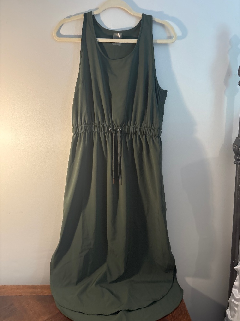 Calia high low dress army green size small